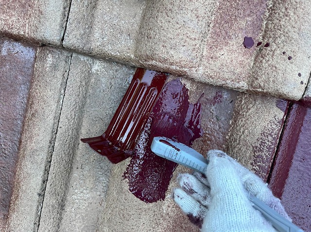 鳴沢村　屋根塗装工事